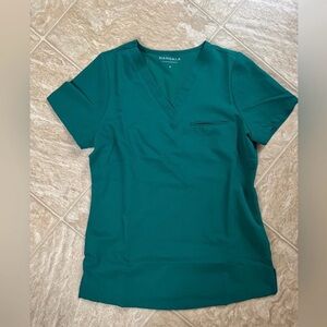 Women's Hunter Green Top - Mandala